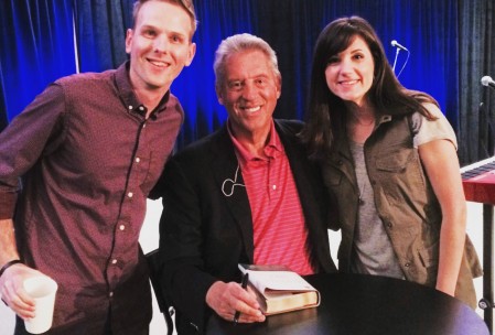 Woody and his wife, Mattye, with John Maxwell in Florence, AL.