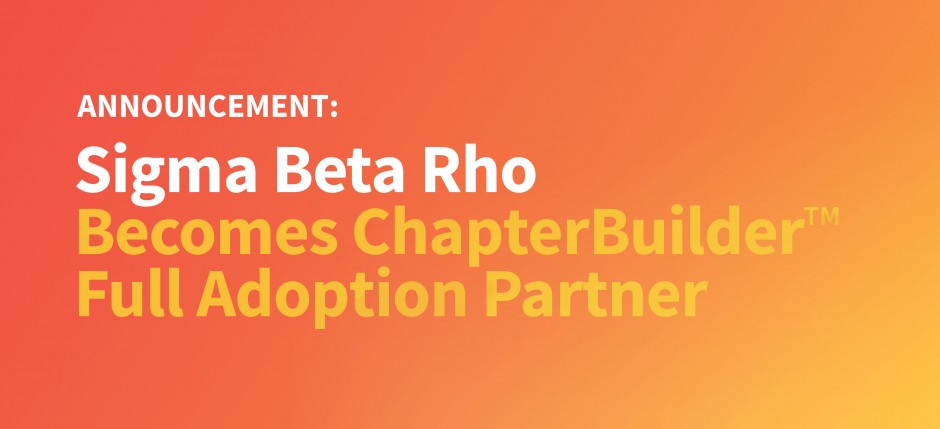 Sigma Beta Rho Announcement Blog Header